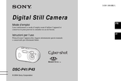 Sony Cyber-shot DSC-P43 Mode D'emploi