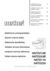 Vetus HATO110 Instructions D'installation Et Manuel D'utilisation