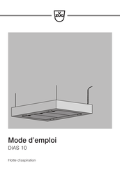 V-ZUG DIAS 10 Mode D'emploi