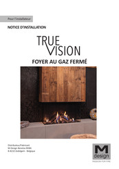 M Design TRUE VISION 550V Notice D'installation