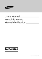 Samsung DVD-V6700 Manuel D'utilisation