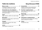 Sony Ericsson S700i Mode D'emploi