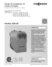 Viessmann Vitoflex 300-UF 390 Guide D'installation Et Mode D'emploi
