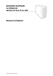 MAXDATA PLATINUM Manuel D'utilisation