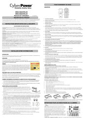 Cyberpower BRG1350AVRLCD Manuel De L'utilisateur