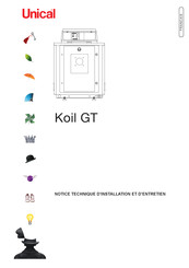 Unical Koil GT Notice Technique D'installation Et D'entretien