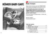 BRITAX RÖMER BABY-SAFE Mode D'emploi