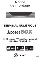 Metronic Access BOX Notice De Montage