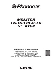 Phonocar VM198 Instructions De Montage