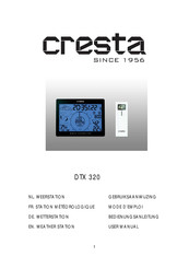 Cresta DTX 320 Mode D'emploi