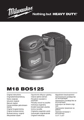 Milwaukee M18 BOS125 Notice Originale