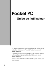 Casio Pocket PC E200 Guide De L'utilisateur