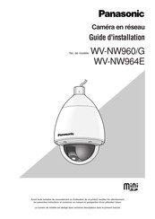 Panasonic WV-NW964E Guide D'installation