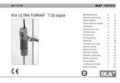 IKA ULTRA-TURRAX T 25 digital Mode D'emploi