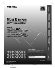 Toshiba 62HMX85 Mode D'emploi