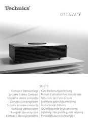 Technics Ottava f SC-C70 Manuel D'utilisation