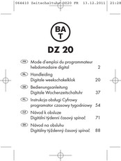 BAT DZ 20 Mode D'emploi