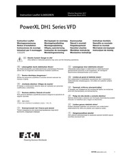 Eaton PowerXL DH1-343D3DN-C54C Notice D'installation