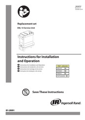 Ingersoll Rand ENL 10 Service-Unit Instructions De Montage Et De Service