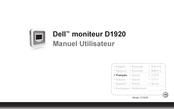 Dell D1920 Manuel Utilisateur