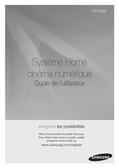 Samsung HT-E330 Guide De L'utilisateur