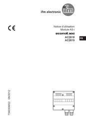 IFM Electronic ecomat300 AC2619 Notice D'utilisation