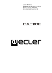 Ecler DAC110E Notice D'utilisation