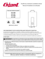 Giant UGT-199N Manuel D'installation Et D'utilisation