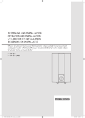 Stiebel Eltron UFP 5 h Utilisation Et Installation