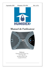 Humidex GVS-SD2 Manuel De L'utilisateur