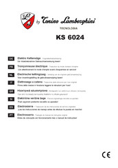 Tonino Lamborghini KS 6024 Traduction Du Mode D'emploi D'origine