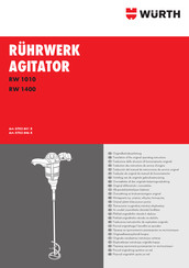 Würth RW 1400 Traduction Des Instructions De Service D'origine