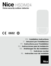 Nice HSDIM24 Instructions Pour L'installation