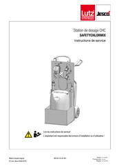 Lutz-Jesco SAFETYCHLORMIX Instructions De Service