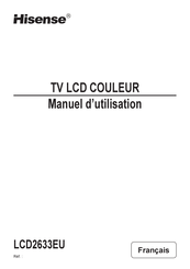 Hisense LCD2633EU Manuel D'utilisation