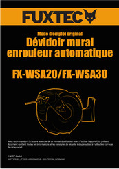 FUXTEC FX-WSA20 Mode D'emploi Original