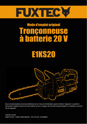 FUXTEC FX-E1KS20 Mode D'emploi Original