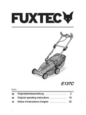 FUXTEC E137C Notice D'instruction D'origine