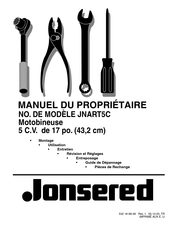 Jonsered JNART5C Manuel Du Propriétaire