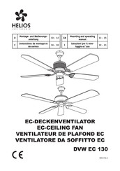 Helios DVW EC 130 Instructions De Montage Et De Service