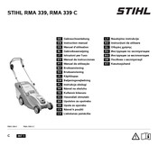 Stihl RMA 339 C Manuel D'utilisation