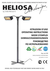 Star Progetti HELIOSA HI DESIGN 993 Mode D'emploi