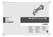 Bosch GSC 18V-16 Professional Notice Originale
