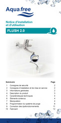 Aqua Free FLUSH 2.0 Notice D'installation Et D'utilisation