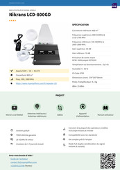 Nikrans LCD-800GD Guide D'installation