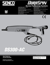 Senco DuraSpin DS300-AC Mode D'emploi