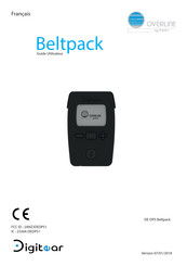 Digitear DE-DPS Beltpack Guide Utilisateur