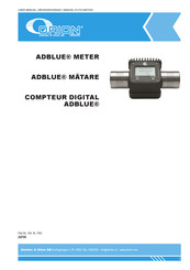 Orion ADBLUE 24759 Manuel D'utilisation