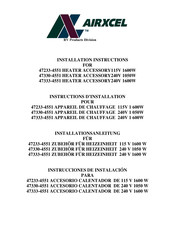 RV Products AIRXCEL 47233-4551 Instructions D'installation