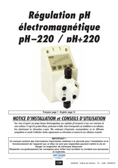Procopi pH-220 Notice D'installation
